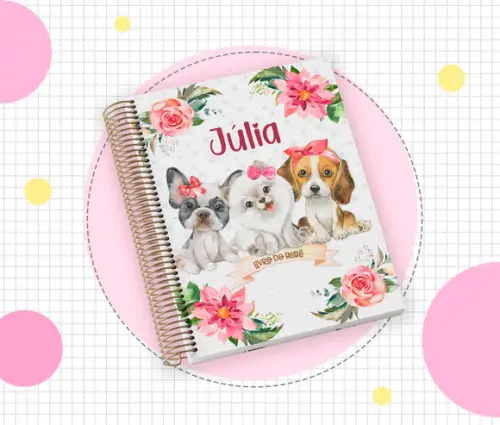 Livro do Bebê Cachorrinho Menina