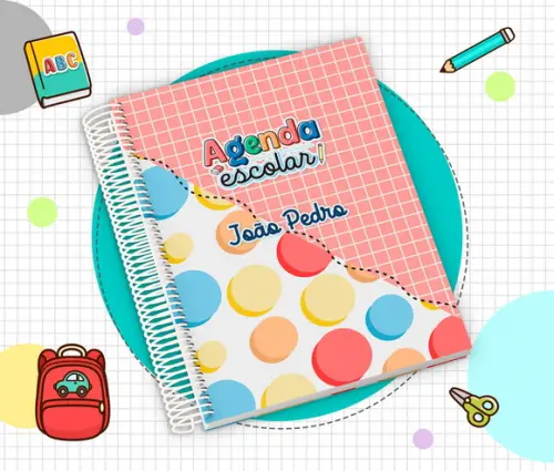 Agenda Escolar Infantil 2026 Personalizada
