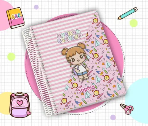 Agenda Escolar Infantil 2026 Personalizada