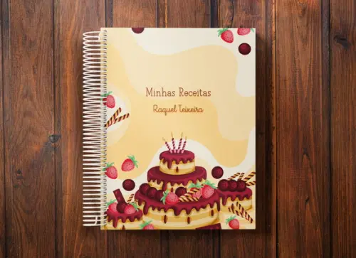 Caderno de receitas personalizado