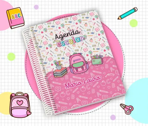 Agenda Escolar Infantil 2026 Personalizada