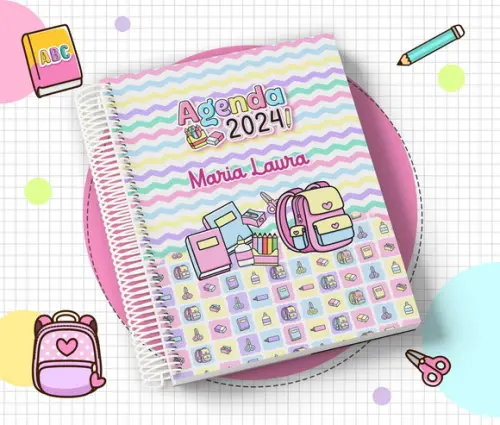 Agenda Escolar Infantil 2026 Personalizada