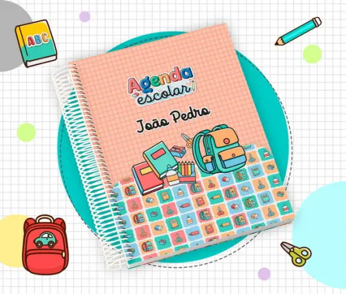 Agenda Escolar Infantil 2026 Personalizada