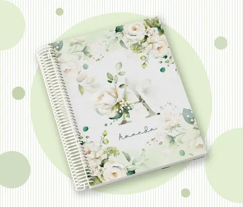 Caderno Personalizado com Inicial e Nome