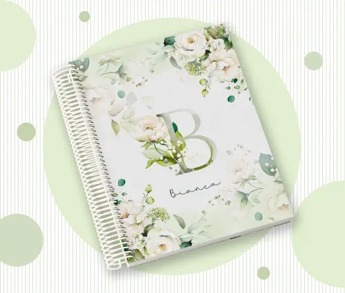 Caderno Personalizado com Inicial e Nome