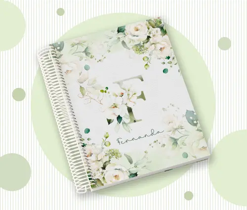 Caderno Personalizado com Inicial e Nome