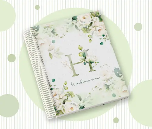 Caderno Personalizado com Inicial e Nome