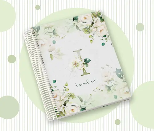 Caderno Personalizado com Inicial e Nome