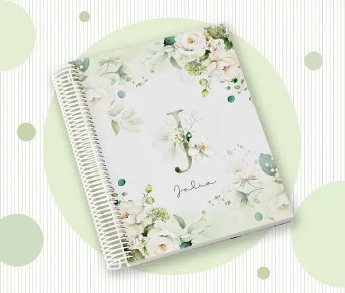 Caderno Personalizado com Inicial e Nome