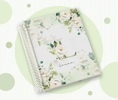 Caderno Personalizado com Inicial e Nome