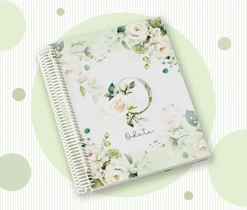 Caderno Personalizado com Inicial e Nome