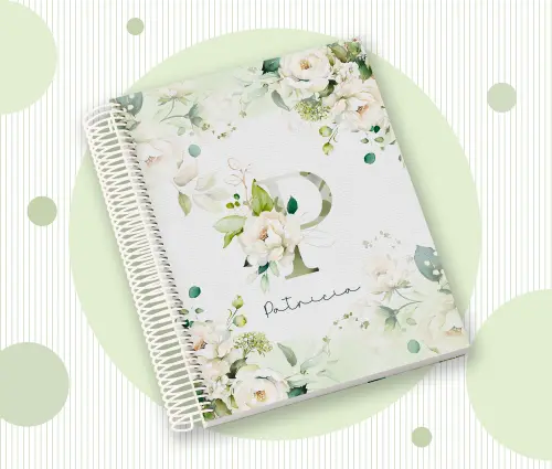 Caderno Personalizado com Inicial e Nome