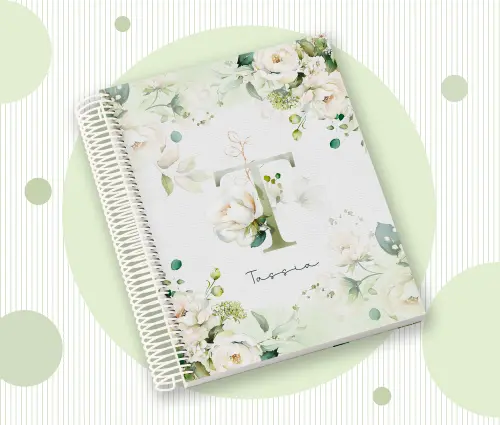 Caderno Personalizado com Inicial e Nome