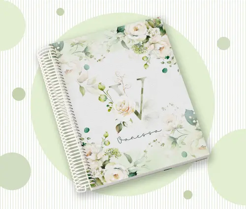 Caderno Personalizado com Inicial e Nome