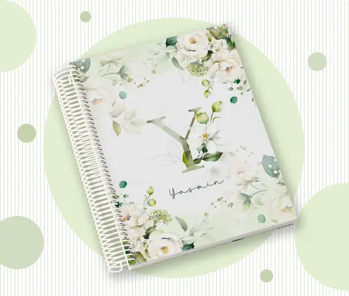 Caderno Personalizado com Inicial e Nome