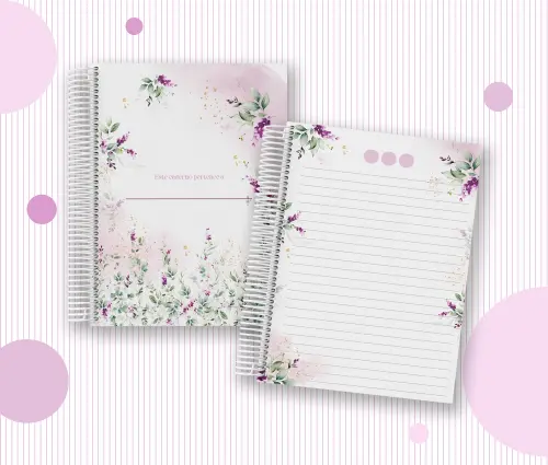 Caderno Personalizado com Inicial e Nome