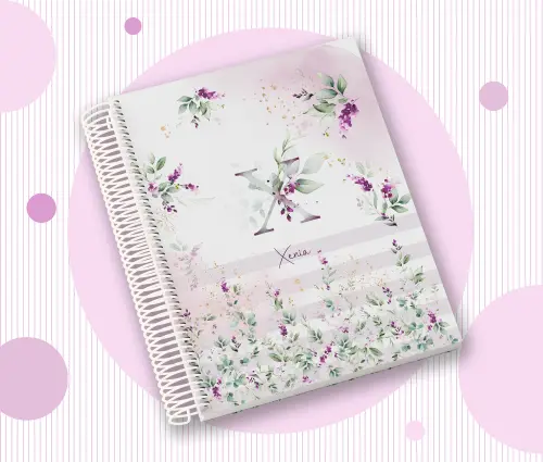 Caderno Personalizado com Inicial e Nome