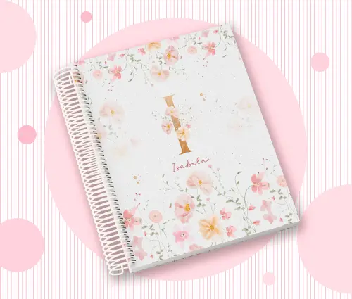 Caderno Personalizado com Inicial e Nome