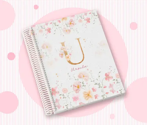 Caderno Personalizado com Inicial e Nome