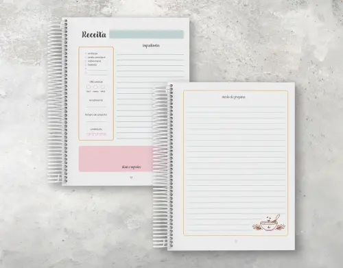 Caderno de Receitas Personalizado