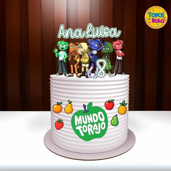 Arquivo de Corte Topo de Bolo Mundo Torajo