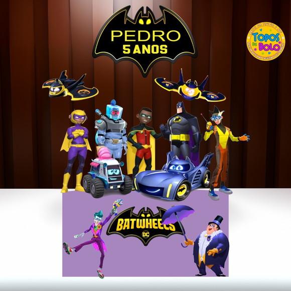 Arquivo de Corte Topo de Bolo Topo Batwheels