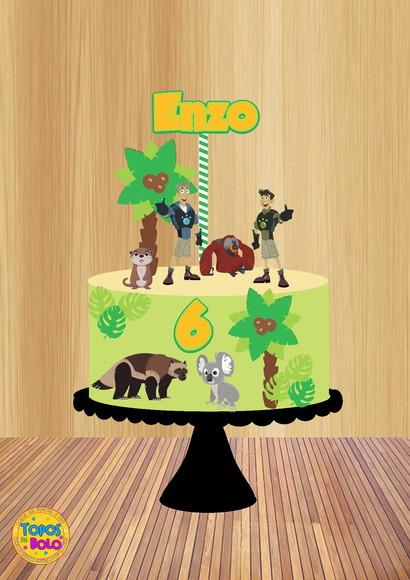 Arquivo de Corte Topo de Bolo Irmãos Kratts