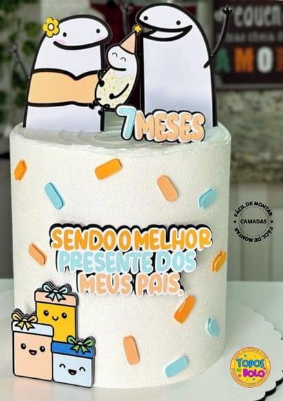 Arquivos de Corte Topo de Bolo Flork Melhor Presente