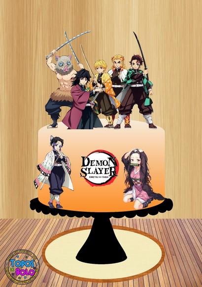 Arquivo de Corte Topo de Bolo Demon Slayer