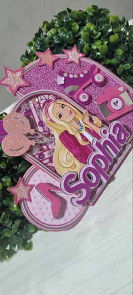 Arquivo de Corte Topo de Bolo Barbie Star