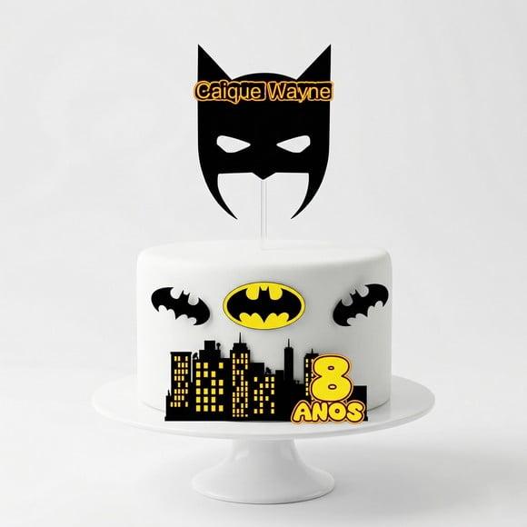 Arquivo de Corte Topo de Bolo Máscara Batman