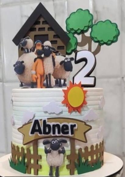 Arquivo de Corte Topo de Bolo Shaun o Carneiro