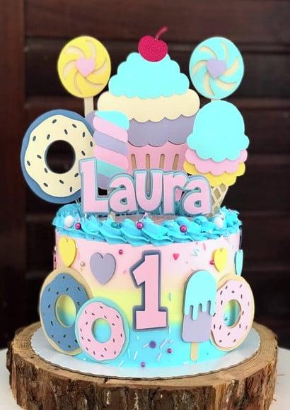 Arquivo de Corte Topo de Bolo Confeitaria