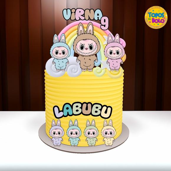 Arquivo de Corte Topo de Bolo Labubu 03