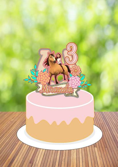 Topper Cake Spirit - Arquivo Digital