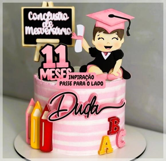 Arquivo de Corte Topo de Bolo Conclusão Mesversário 03