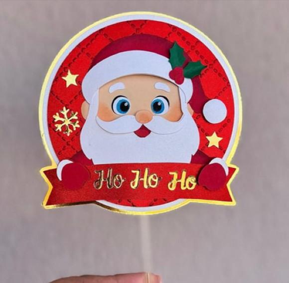 Arquivo de Corte Topo de Bolo Feliz Natal 2025 04