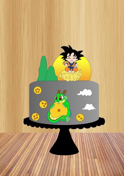 Arquivos de Corte Topo de Bolo Goku Baby