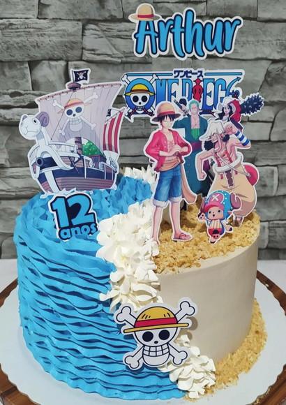 Arquivo de Corte Topo de Bolo One Piece 02