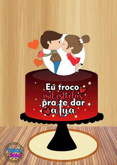 Topo de Bolo Mil Estrelas - Arquivo Digital