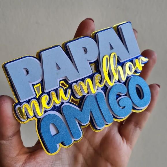 Arquivo de Corte Topo de Bolo Feliz Dia dos Pai 04