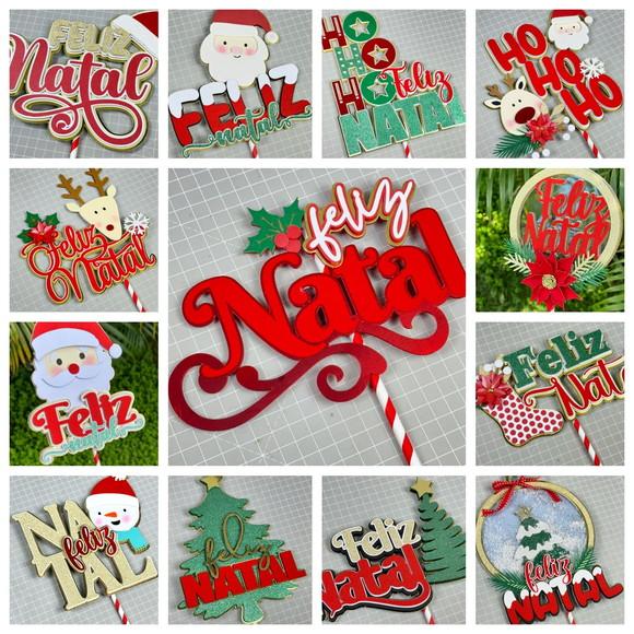 Kit Topos de Bolo Natal 01