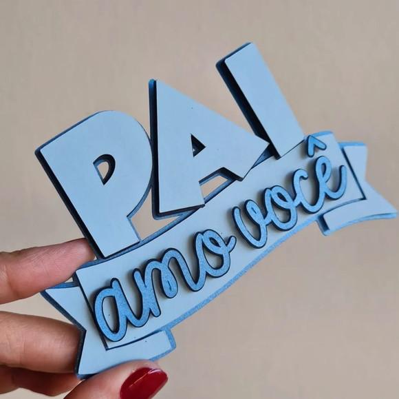 Arquivo de Corte Topo de Bolo Feliz Dia dos Pai 02