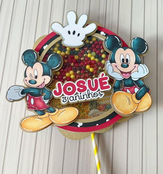 Arquivo de Corte Topo de Bolo Mickey Acetato