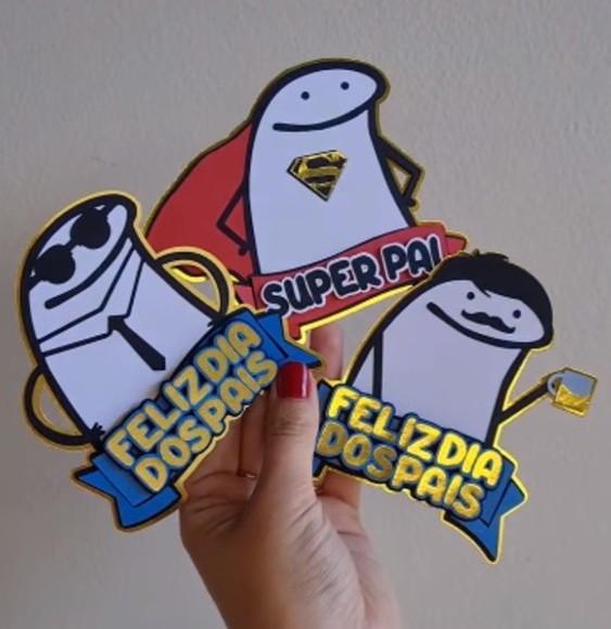 Arquivo de Corte Topo de Bolo Flork Dia dos Pai