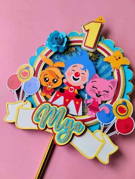 Topper Cake Plim Plim - Arquivo Digital