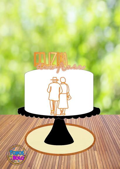 Arquivo de Corte Topo de Bolo Feliz Dia dos Avós 03
