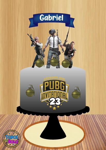 Arquivo de Corte Topo de Bolo Pubg Invitational