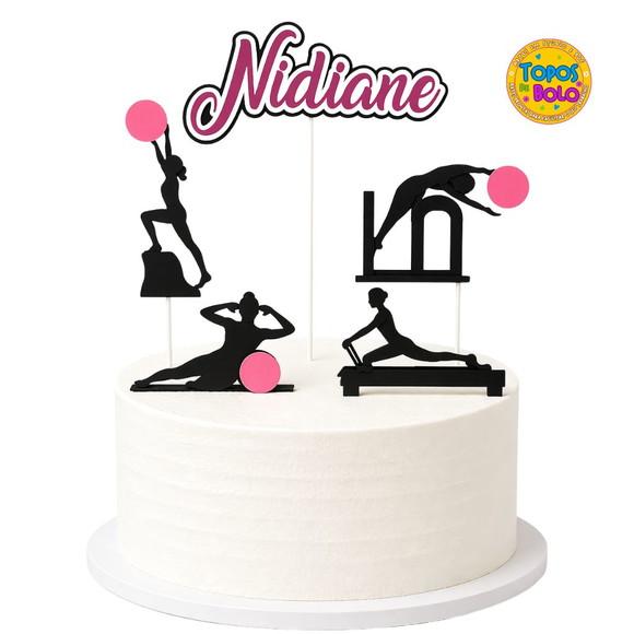 Arquivo de Corte Topo de Bolo Pilates