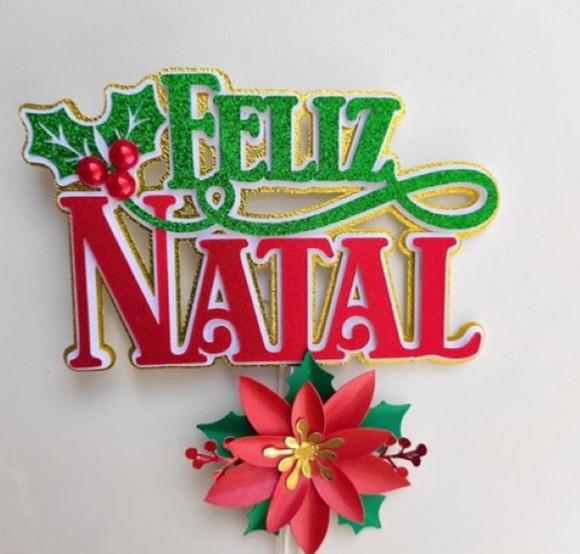 Arquivo de Corte Topo de Bolo Feliz Natal 2025 12